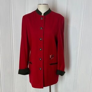 ❤️ MEHLER TUCHE Vintage German Wool Jacket - 100% Pure Virgin Wool (Size 38 EU)